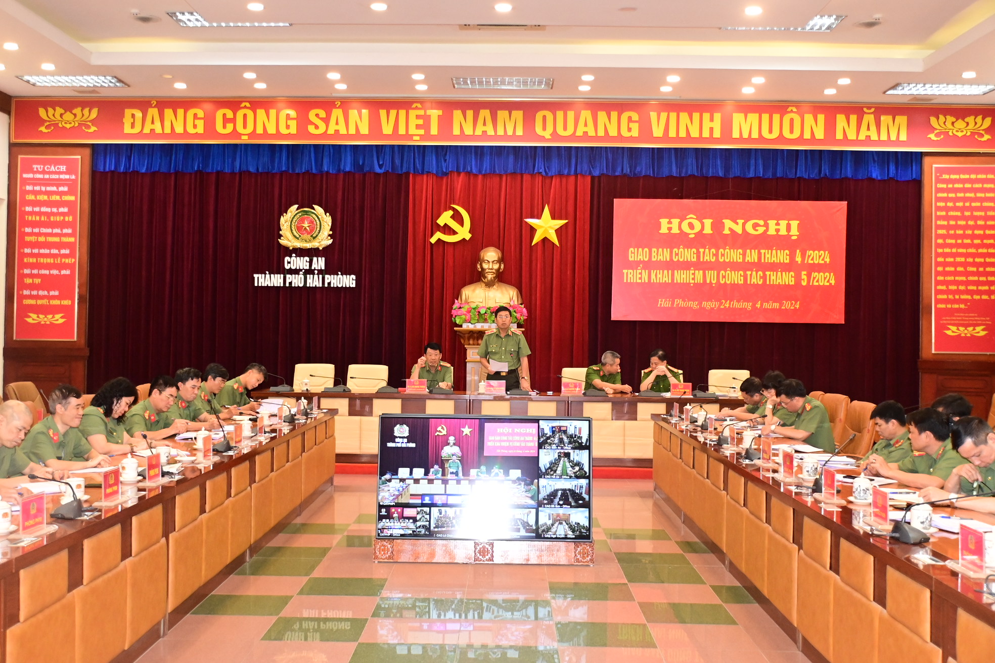 Triển khai 5 nhiệm vụ công tác Công an, tháng 5/2024